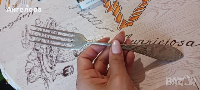 Стара голяма вилица , снимка 5 - Антикварни и старинни предмети - 50647705