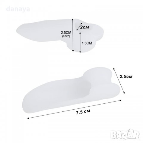 2439 Силиконов разделител за палеца и малкото пръстче на крака, снимка 4 - Други - 34282208