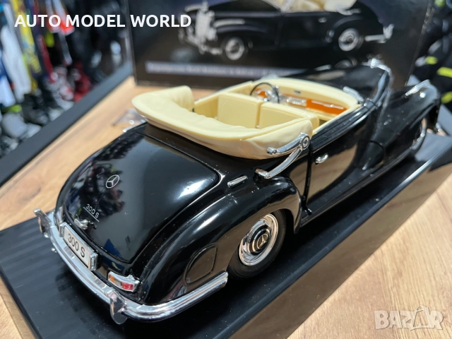 Mетална колекционерска количка моделMERCEDES BENZ 300S 1955г.1:18, снимка 3 - Колекции - 52281534