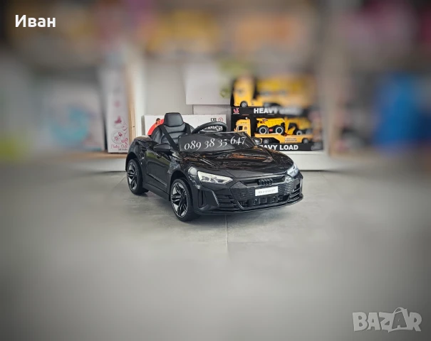 ТОП ЦЕНА!НОВО!Акумулаторна кола AUDI RS E-tron GT с меки гуми,12V батерия , снимка 6 - Детски велосипеди, триколки и коли - 39218266
