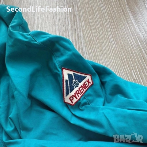Дамско яке Pyrenex Ferry Parka с качулка синьо размер L 40, леко., снимка 5 - Якета - 52262481