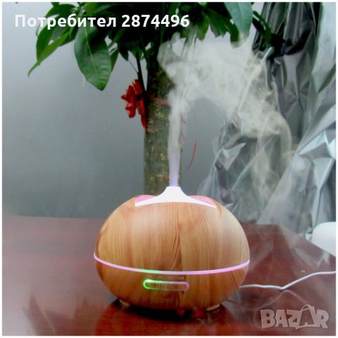 25874 Дифузер и овлажнител За етерични масла, 300 мл, Таймер, LED светлини, снимка 3 - Други стоки за дома - 35171759