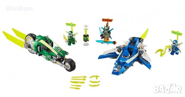 Конструктор LEGO® Ninjago 71709 / Състезателните коли на JAY И LLOYD, снимка 9 - Конструктори - 35628592