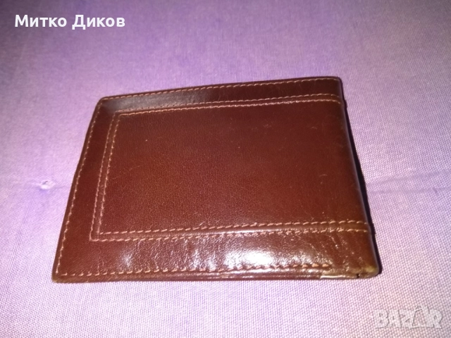 MEXX марков портфейл нов естествена кожа 120х95мм, снимка 2 - Портфейли, портмонета - 51720494