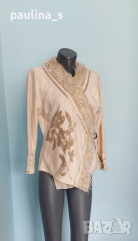 Три броя / Бежова маркова жилетка / голям размер , снимка 16 - Жилетки - 36419751