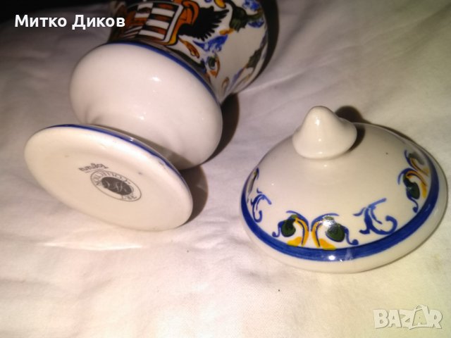 Съд за продукти порцелан марков Италия Cardamomum Art Colection Tognana фи 8см височина 16см, снимка 10 - Декорация за дома - 36619869