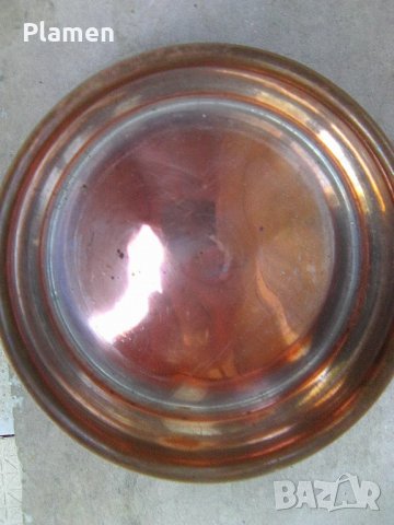 Медна чинийка от ваканционен лайнер от 1980 година, снимка 3 - Други ценни предмети - 38075464