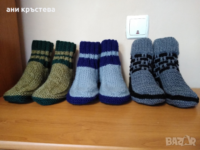 различни модели, цветове и номера ръчно изработени терлички , снимка 12 - Други - 44765663