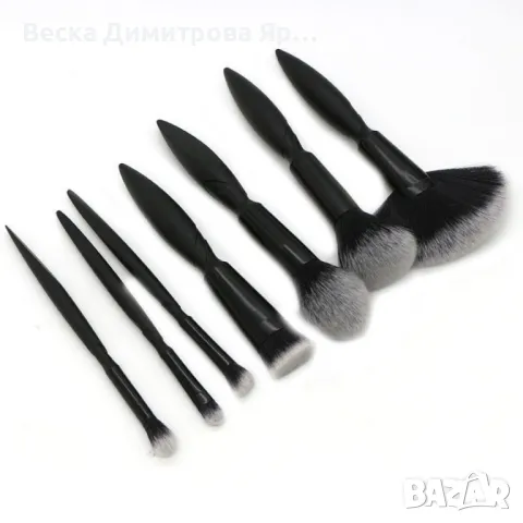 Комплект "Еднорог" от 7 разноцветни четки за грим HZS91, снимка 14 - Козметика за лице - 47729236