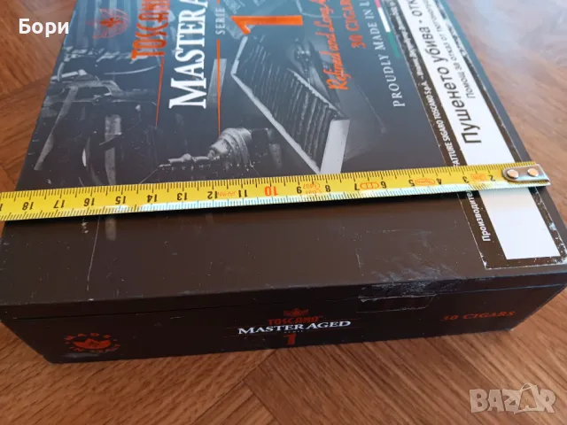 Дървена кутия пури Toscano Master Aged, снимка 9 - Колекции - 48122264