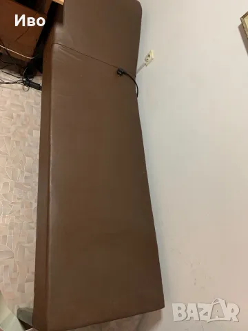 Медицинска кушетка дърво масив и кожа, снимка 5 - Кушетки - 50225513