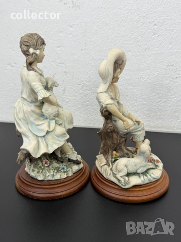 Винтидж комплект италиански фигури - Aldo Berni. №8115, снимка 5 - Колекции - 54269282