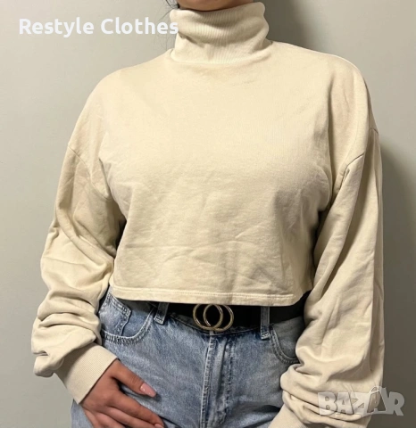 Дамско Поло Bershka, снимка 2 - Суичъри - 53226025