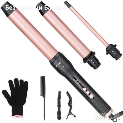 Нов Професионален комплект маша – сменяеми глави, пътуване, подарък жена, снимка 1