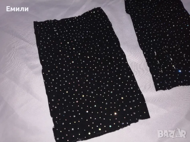 Комплект прозрачно еротично изрязано бельо мрежа с кристали XS, S, M, снимка 5 - Бельо - 48838787