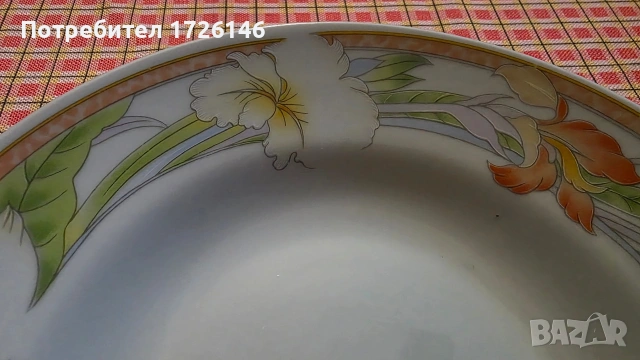 Китайски порцеланови чинии 2 броя, снимка 6 - Чинии - 54039796