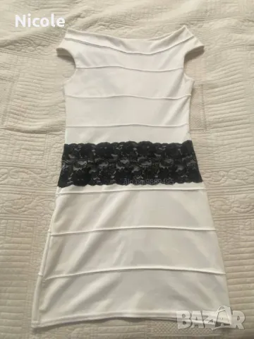 Дамска рокля с панделка, снимка 4 - Рокли - 47989702