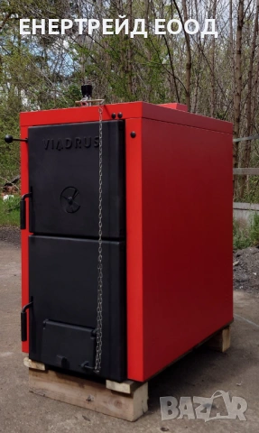 Чугунен котел на твърдо гориво Виадрус/Viadrus U22 7D 40 kW , снимка 9 - Отоплителни печки - 54256162