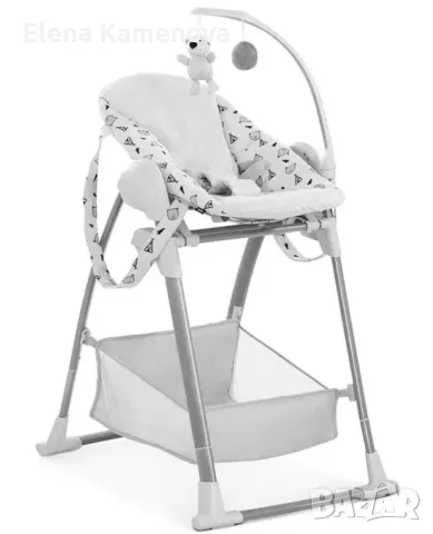 Столче за хранене Hauck - Sit 'n Relax 3 в 1, Nordic grey