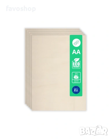 Шперплат липа 2мм A3 – двустранно шлайфан – пакет 5 листа