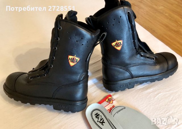 Пожарникарски обувки HAIX номер 41,5, снимка 4 - Други - 39805658