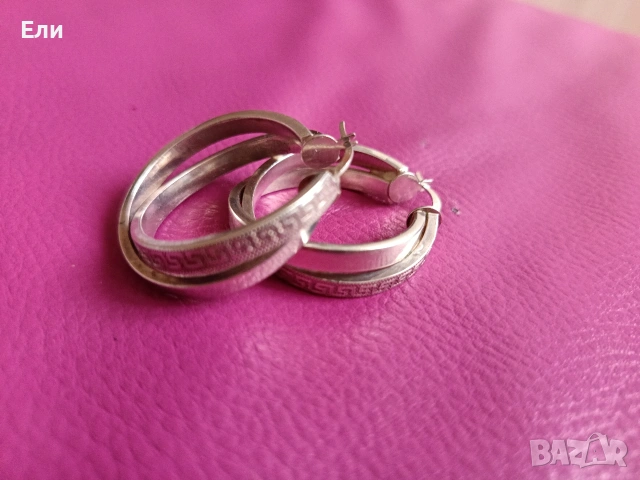 Сребърни обеци 925