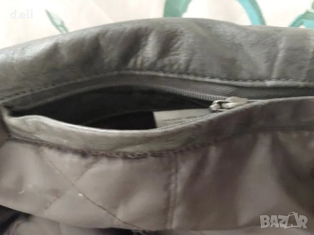 LAGERFELD Original. Size L 100% Leather Жестоко яке., снимка 11 - Якета - 47565849