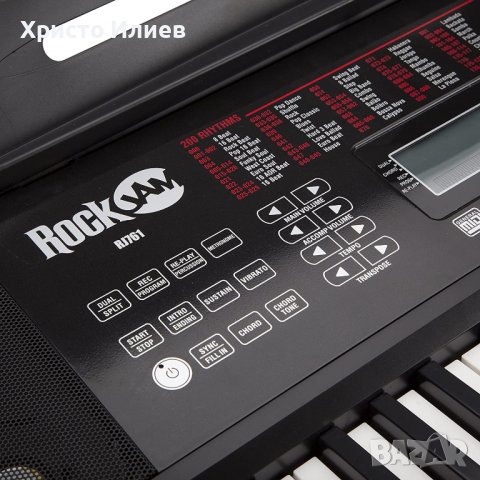 Синтезатор Дигитално Електронно Пиано  RockJam 61 Клавиша , снимка 6 - Синтезатори - 39289146