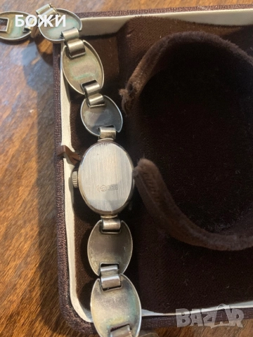 Винтидж механичен дамски часовник ROBERTA – сребро 835, снимка 2 - Антикварни и старинни предмети - 52844574