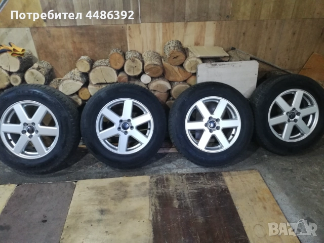 Джанти -17 цола със зимни гуми 235/65/17-5Х108, снимка 5 - Гуми и джанти - 52534311