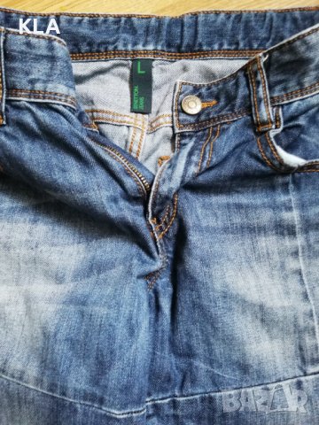 Дънки Бенетон , снимка 2 - Детски панталони и дънки - 31418463