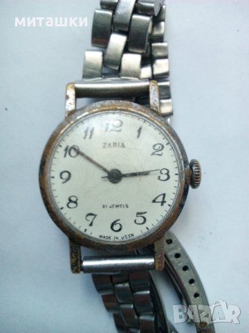 Дамски механичен часовник Заря, снимка 3 - Дамски - 42151166