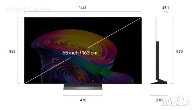 ЧИСТО НОВ ЗАПЕЧАТАН! 65" Телевизор LG OLED Evo 65C6ELB Модел 2026 163см Smart 4K UltraHD 165Hz, снимка 4 - Телевизори - 56129673
