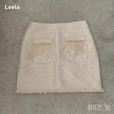 Пола от туид ZARA, снимка 6 - Поли - 34043172