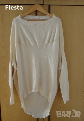 Нова плетена туника бледо жълта