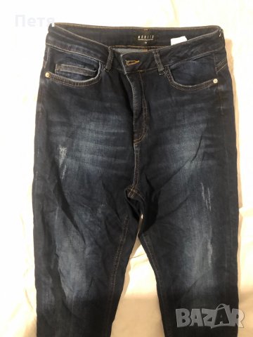 Mohito Дамски ластични дънки с висока талия, снимка 2 - Дънки - 31804833