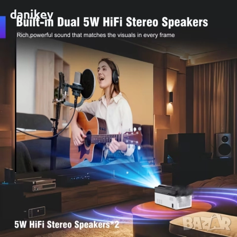 Нов проектор Magcubic HY450 – отлична картина и Android система, снимка 3 - Плейъри, домашно кино, прожектори - 52932146