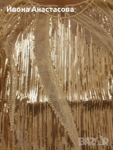 ЗЛАТИСТА БЛУЗА , снимка 4 - Блузи с дълъг ръкав и пуловери - 31438435