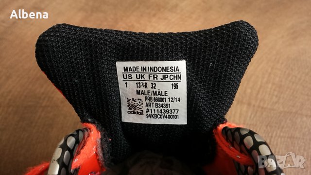 Adidas SALA Размер EUR 32 / 13 1/2K детски 106-12-S, снимка 15 - Детски маратонки - 37100401