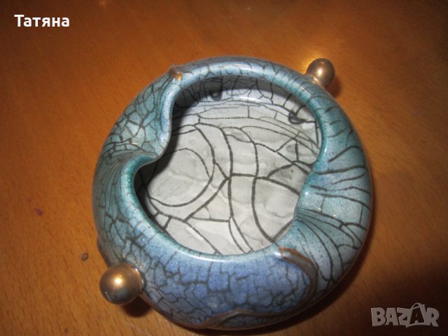 АВТОРСКА КЕРАМИКА /БЪЛГАРИЯ/ -;СЕРВИЗ  ОТ СБХ;ЮТИЯ;ВАЗА ПЕПЕЛНИК;, снимка 11 - Сервизи - 31863326