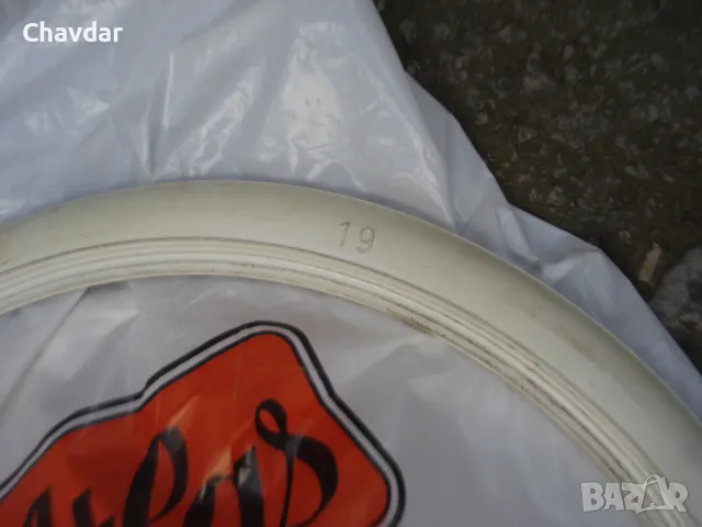 19 цолови бели рингове за декорация на гумите, снимка 2 - Аксесоари и консумативи - 47724962