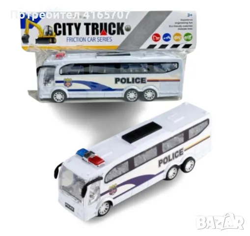 Полицейски автобус с реалистичен дизайн