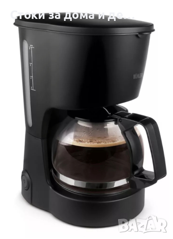 ✨Кафеварка Muhler MCM-1080, 600W, 4-6 чаши кафе, Черен 