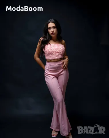 Розов дамски комплект , снимка 2 - Комплекти - 48428291