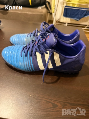 Стоножки Adidas 46, снимка 2 - Футбол - 52459295