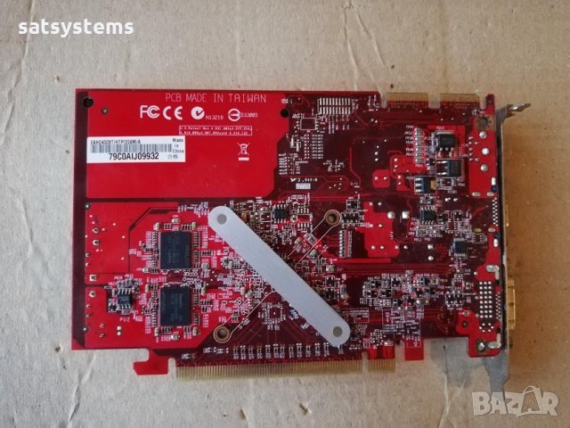 Видео карта ATi Radeon Asus HD EAH 2400 XT PCI-E, снимка 6 - Видеокарти - 30087231
