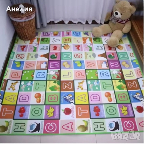 Комплект „Играй и Твори“ – Двулицево топлоизолиращо детско килимче + магическа водна подложка Aqua., снимка 5 - Образователни игри - 52651006