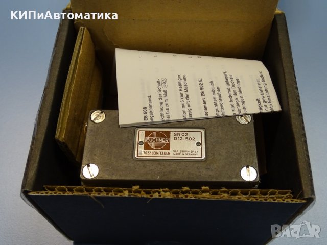 Изключвател прецизен Euchner SN02 D12 502 Travel limit switch, снимка 10 - Резервни части за машини - 38493094