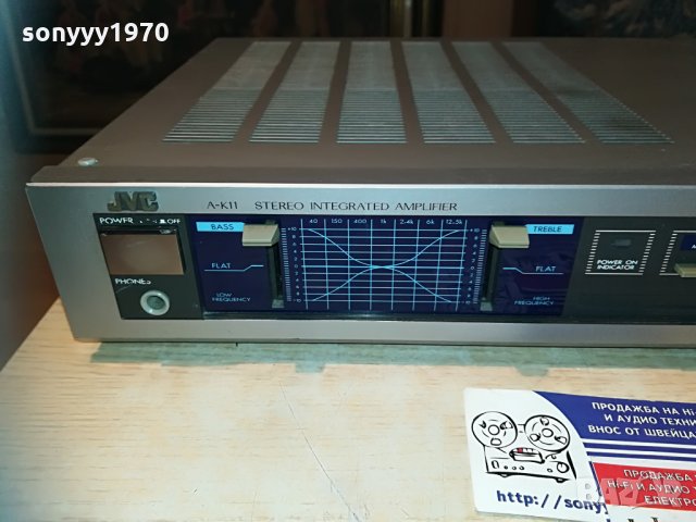 jvc a-k11 stereo amplifier-made in japan, снимка 6 - Ресийвъри, усилватели, смесителни пултове - 29823727