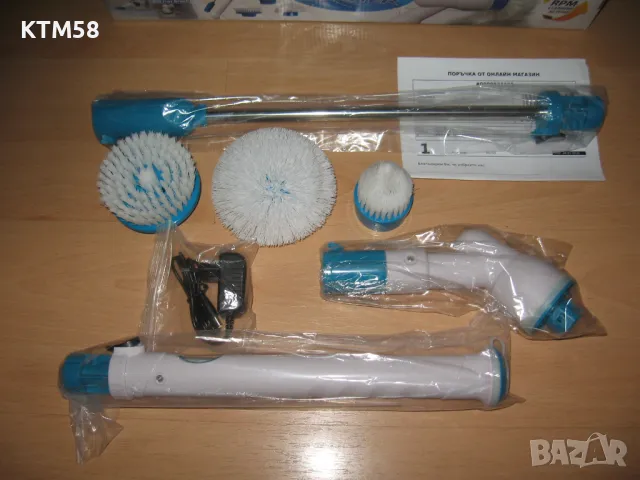 Електрическа четка за почистване на баня "Spin blaster", снимка 3 - Други стоки за дома - 49607938